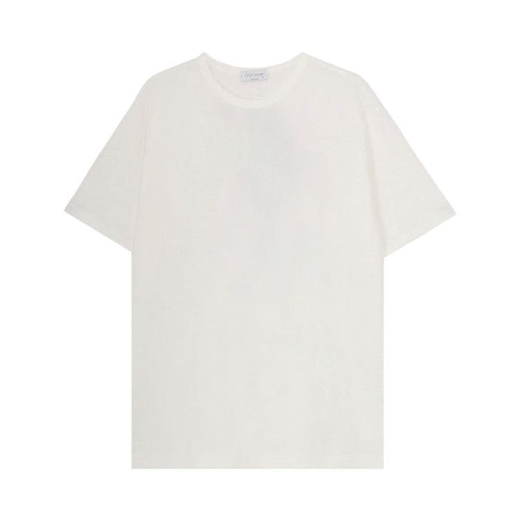 Yohji Yamamoto Pour Homme Basic Shorts-Sleeve T-Shirt Off White