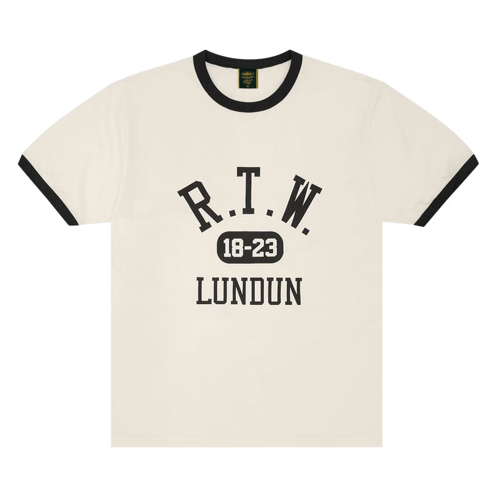 Corteiz College Ringer T-Shirt Off White