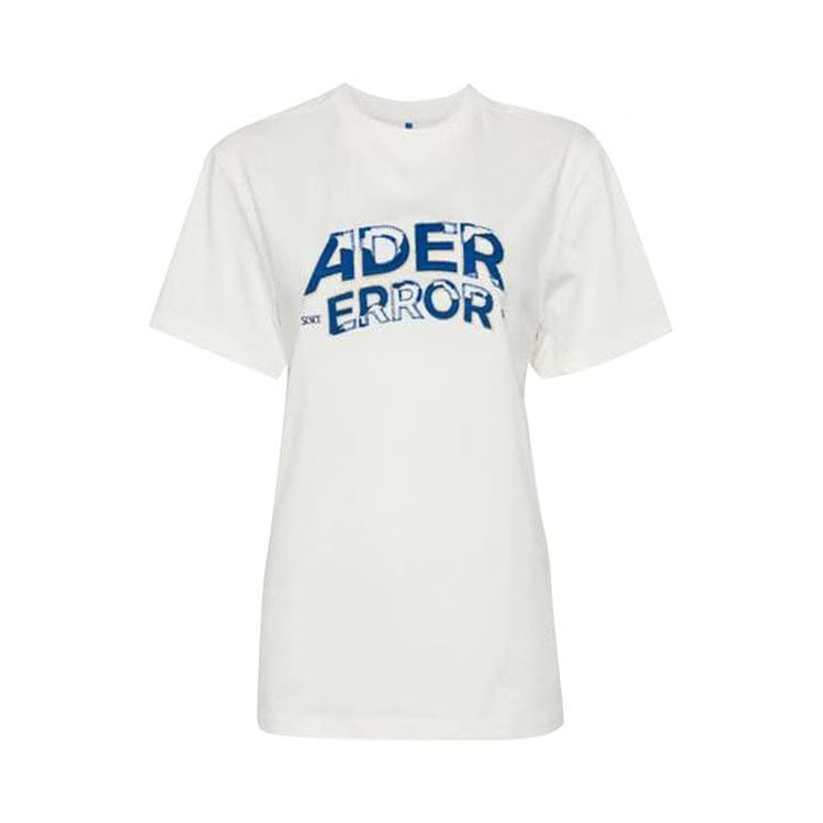 Ader Error Shorts Sleeve Edca T-Shirt Off White