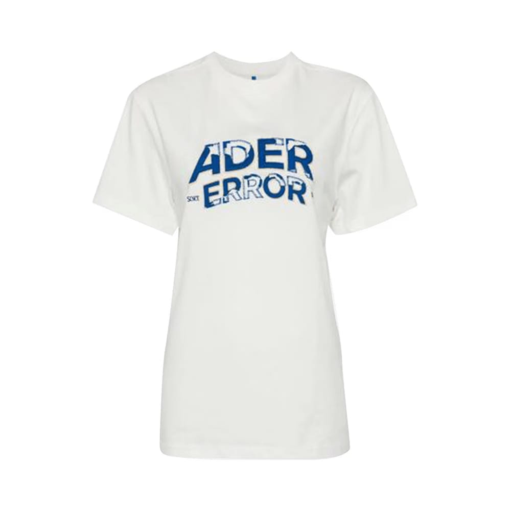 Ader Error Shorts Sleeve Edca T-Shirt Off White