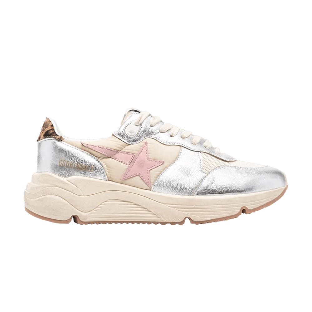 Golden Goose Wmns Running Sole 'Beige Silver Leopard'