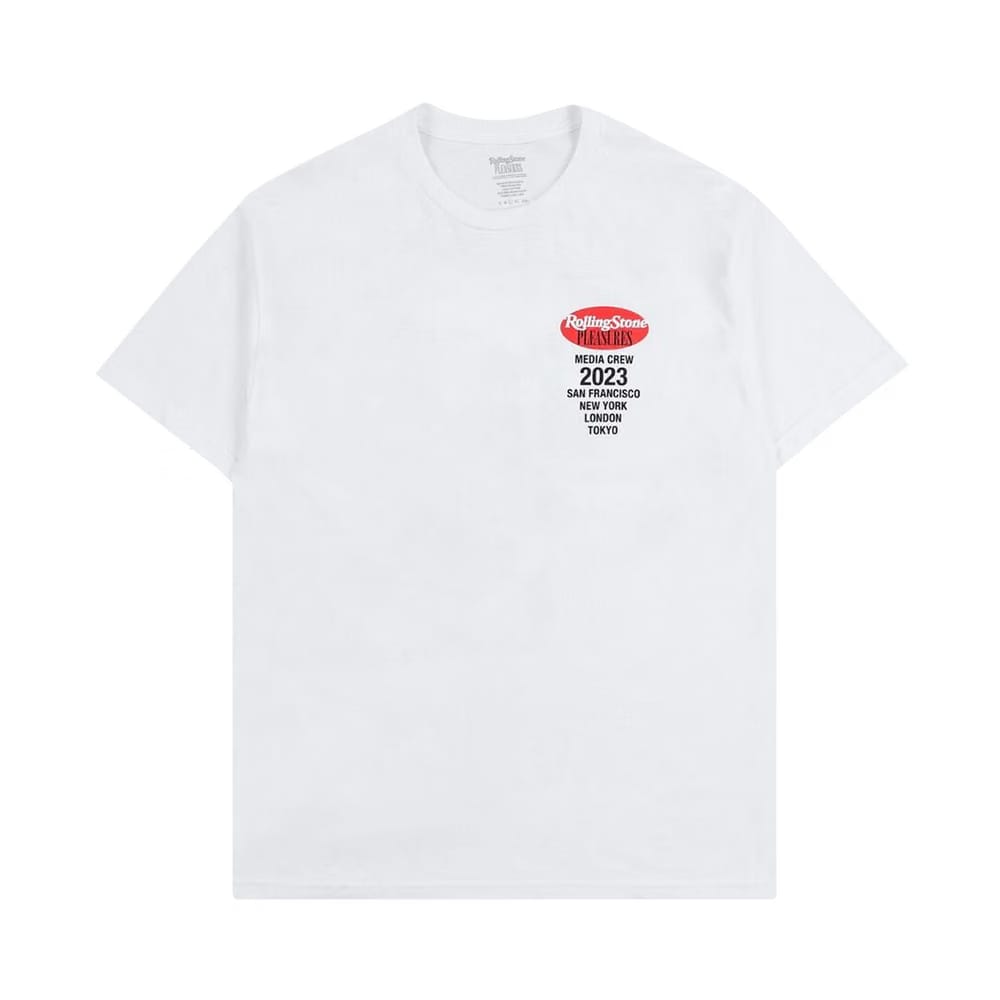 Pleasures Rolling Stone T-Shirt White