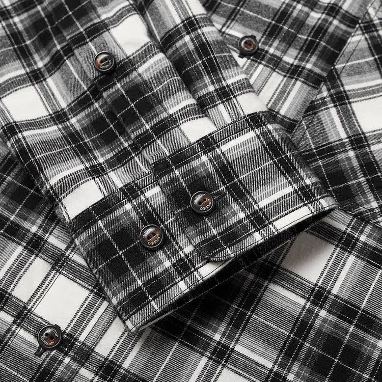 Off-White Check Arrow Flannel Shirt Black/White