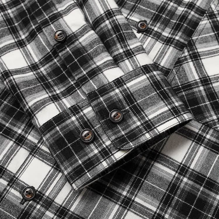 Off-White Check Arrow Flannel Shirt Black/White