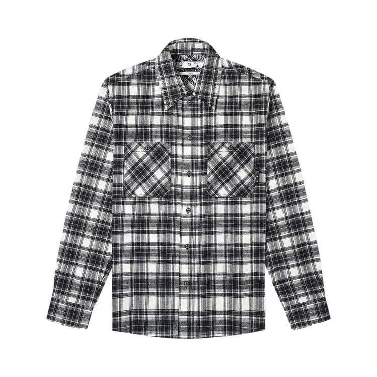 Off-White Check Arrow Flannel Shirt Black/White