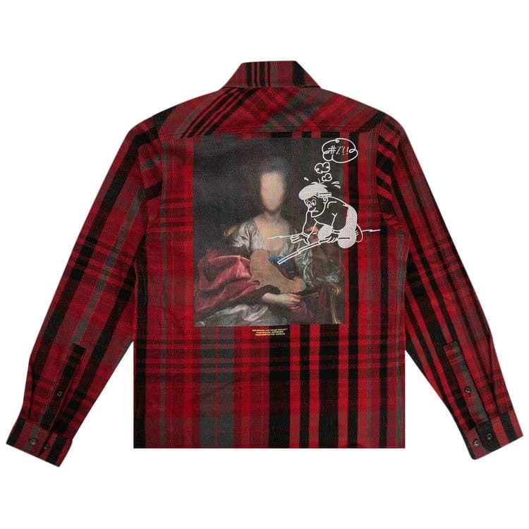 Off-White Check Mariana De Silva Shirt Red
