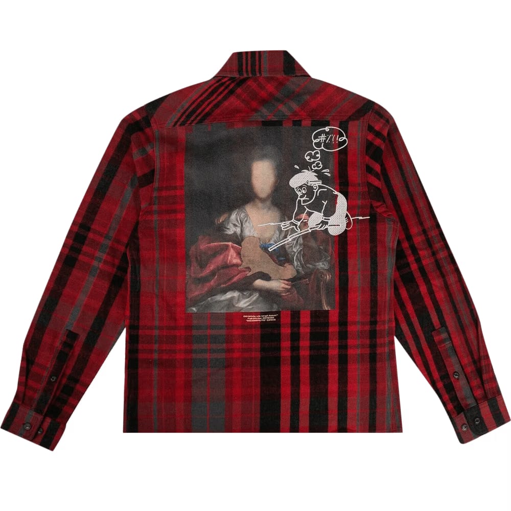 Off-White Check Mariana De Silva Shirt Red