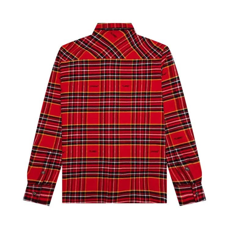 Off-White Flannel Skate Shirt Red/Black