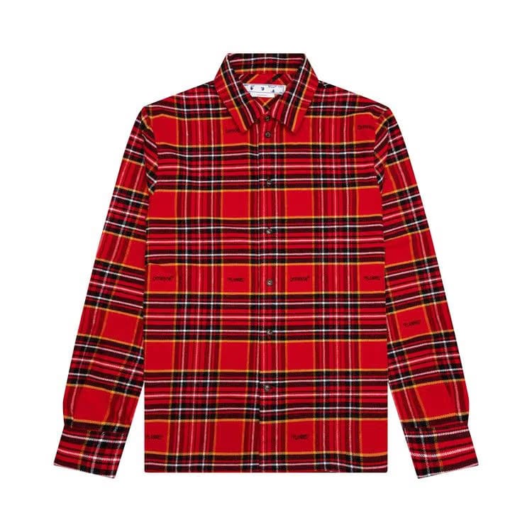 Off-White Flannel Skate Shirt Red/Black