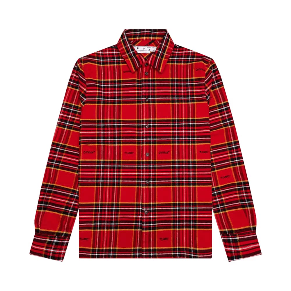 Off-White Flannel Skate Shirt Red/Black