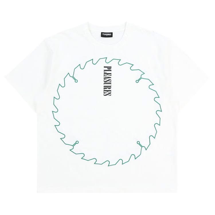 Pleasures Saw Heavyweight T-Shirt White