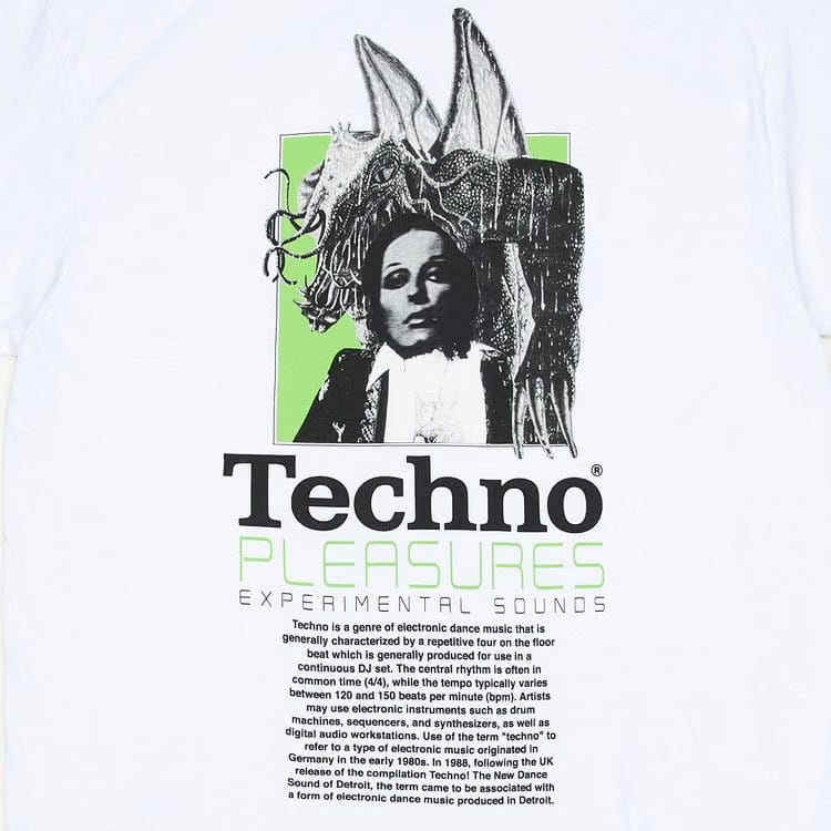 Pleasures Techno T-Shirt White