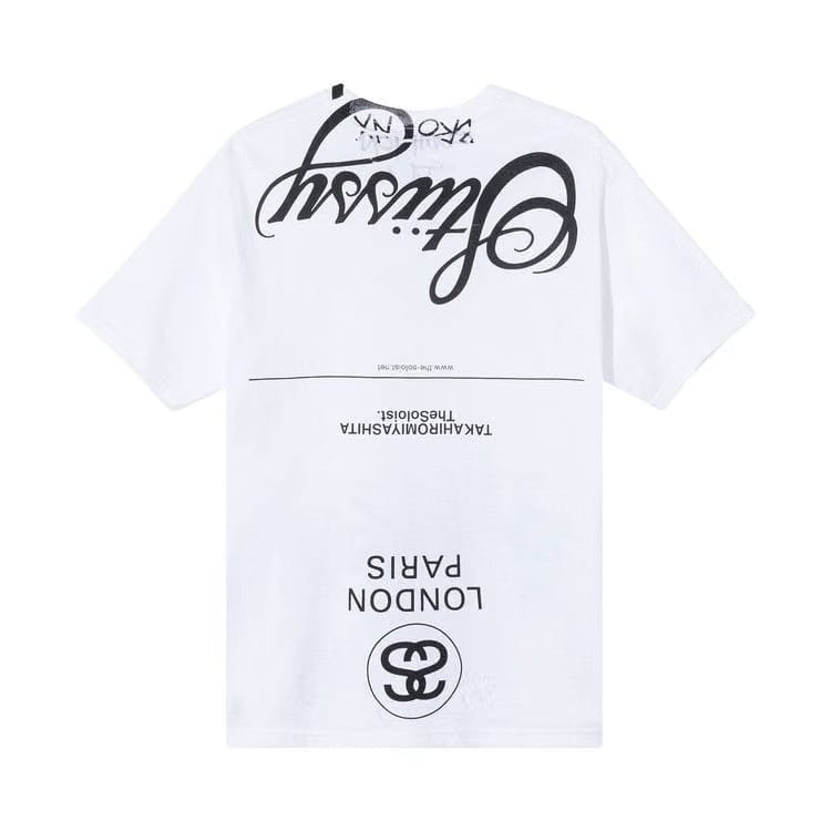 Stussy x Takahiro Miyashita The Soloist World Tour Collection T-Shirt White