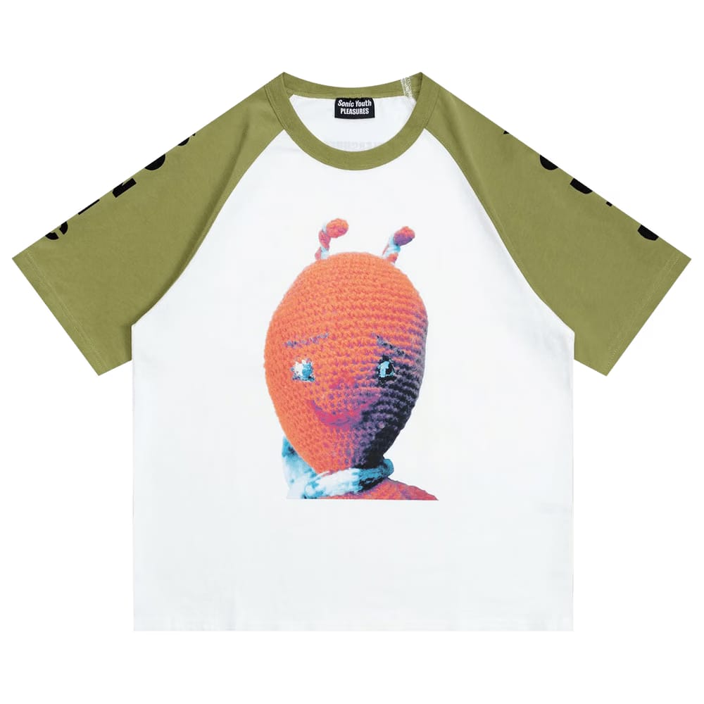 Pleasures Alien Raglan T-Shirt White