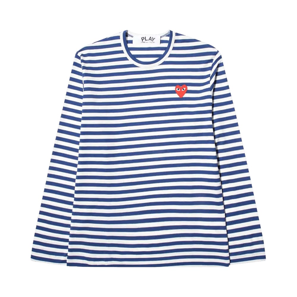 Comme des Garçons PLAY Striped T-Shirt Blue/White