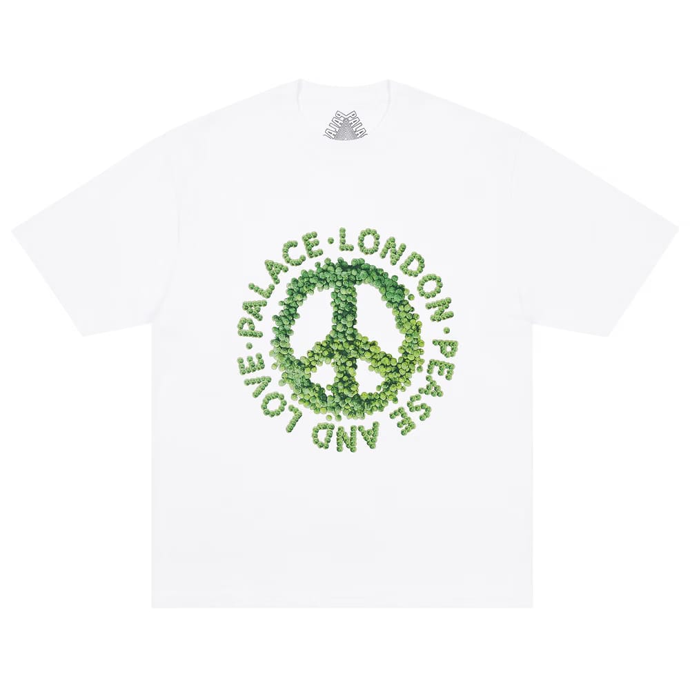 Palace Pease And Love T-Shirt White
