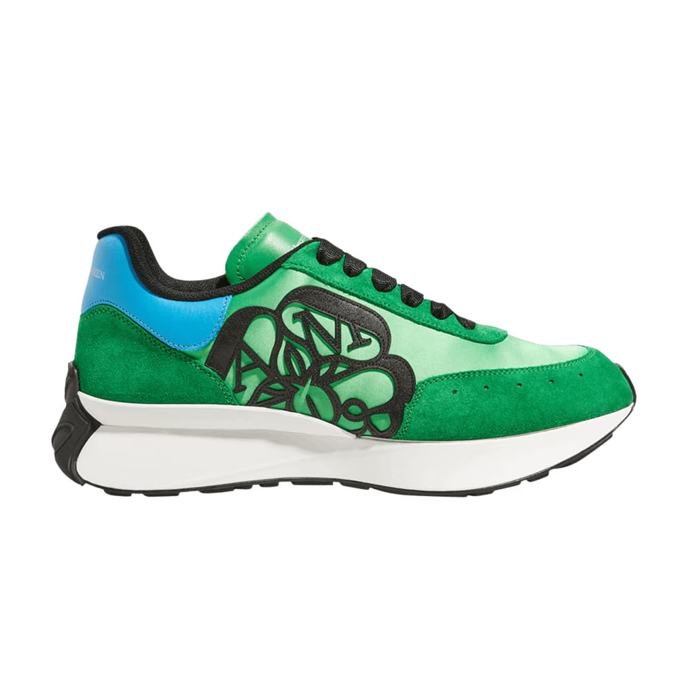 Alexander McQueen Runner Sneaker New Lux Satin - Green