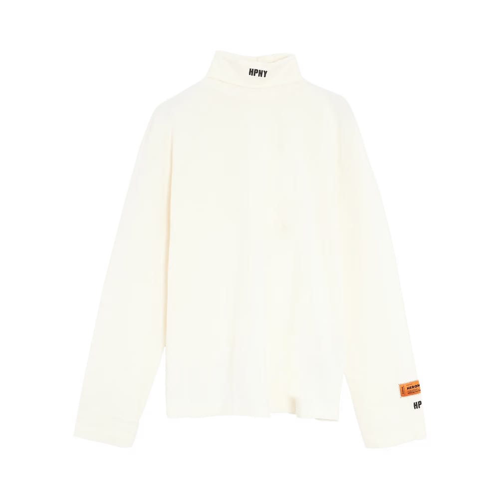 Heron Preston Logo Patch Long-Sleeve T-Shirt White