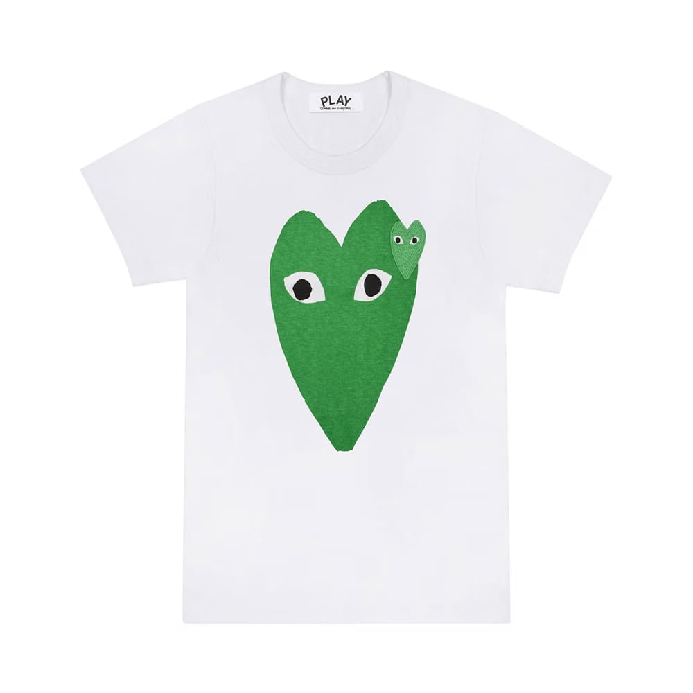 Comme des Garçons PLAY T-Shirt White/Green