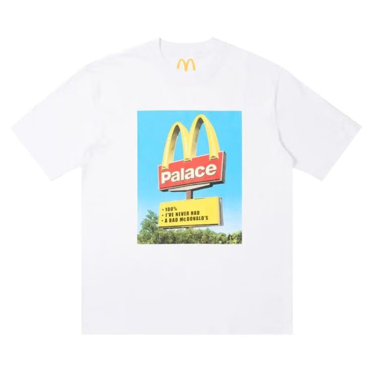 Palace x McDonald's Sign T-Shirt White