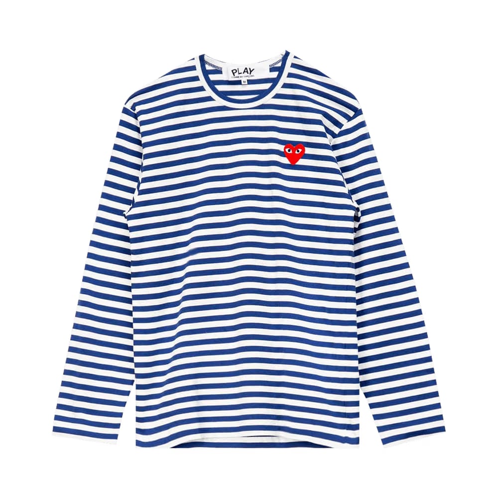 Comme des Garçons PLAY Striped T-Shirt Navy/White