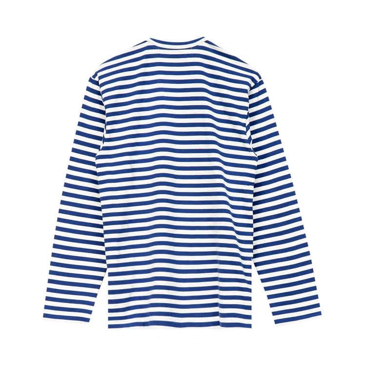 Comme des Garçons PLAY Striped T-Shirt Navy/White