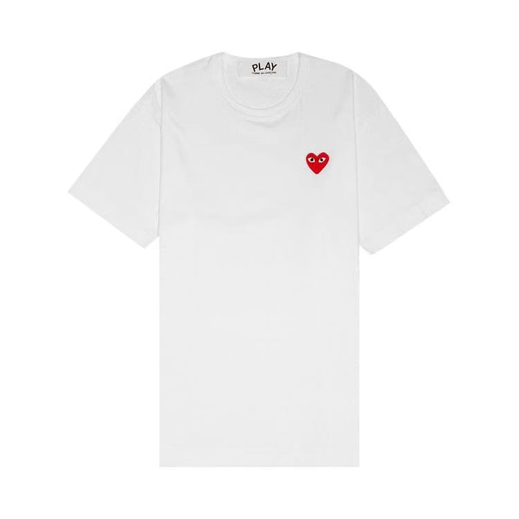 Comme des Garçons PLAY Heart Emblem T-Shirt White
