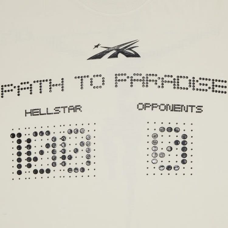 Hellstar Scoreboard Long-Sleeve T-Shirt White