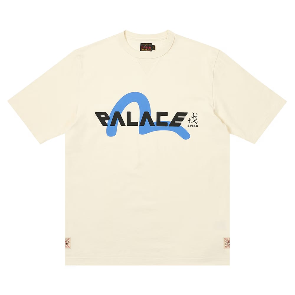 Palace x Evisu Logo T-Shirt White