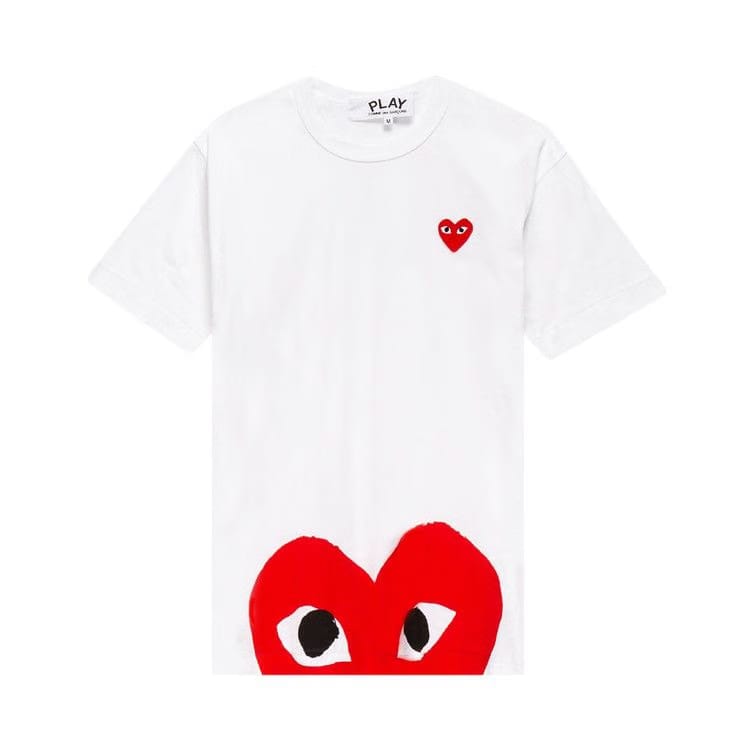 Comme des Garçons PLAY Half Heart T-Shirt White