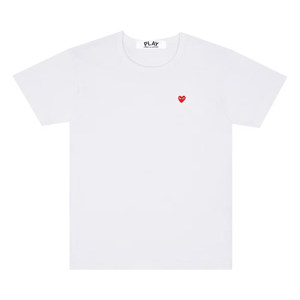 Comme des Garçons PLAY Small Heart T-Shirt White