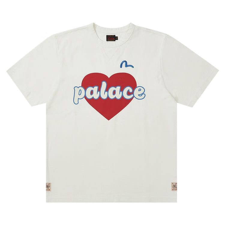 Palace x Evisu Heart T-Shirt White