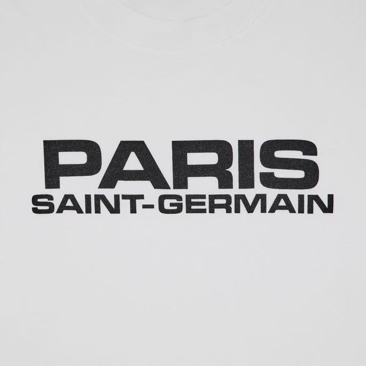GOAT Exclusive Paris Saint-Germain Block Logo T-Shirt White