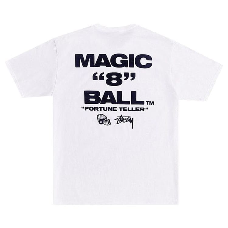Stussy x Mattel Magic 8 Ball T-Shirt White