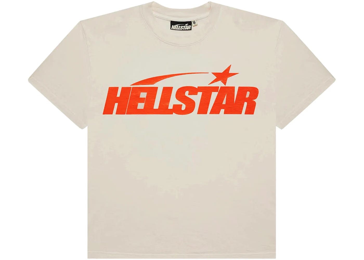Hellstar Classic T-Shirt (Regular Print) White/Orange