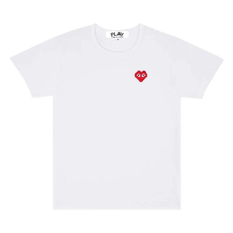 Comme des Garçons PLAY x Invader Mini Logo T-Shirt White