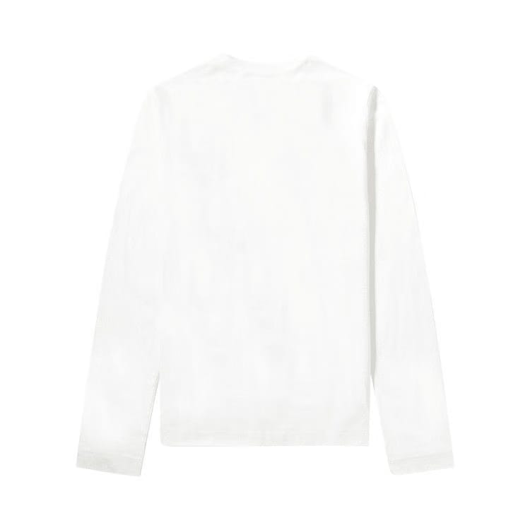 Comme des Garçons PLAY Double Heart Long-Sleeve T-Shirt White