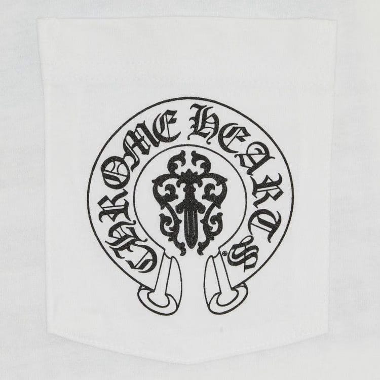 Chrome Hearts American Flag Dagger T-Shirt White