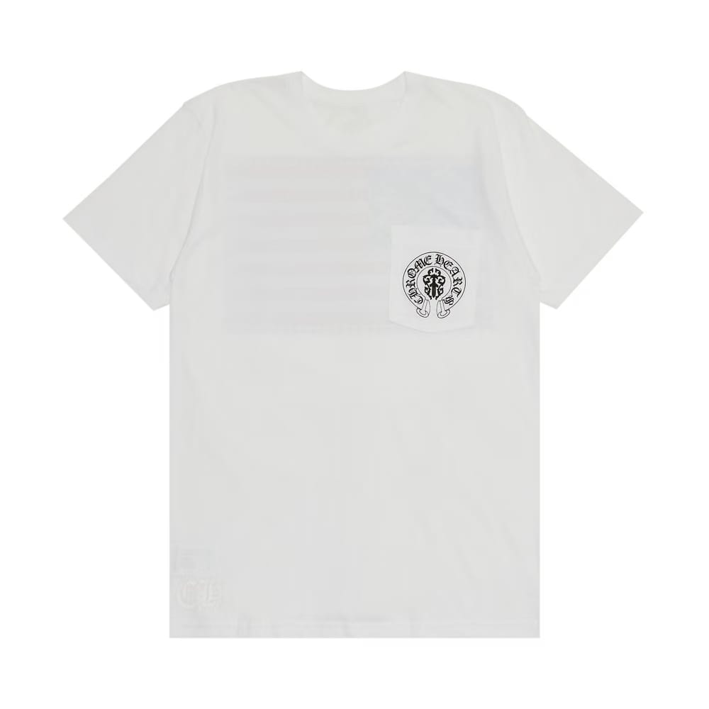 Chrome Hearts American Flag Dagger T-Shirt White