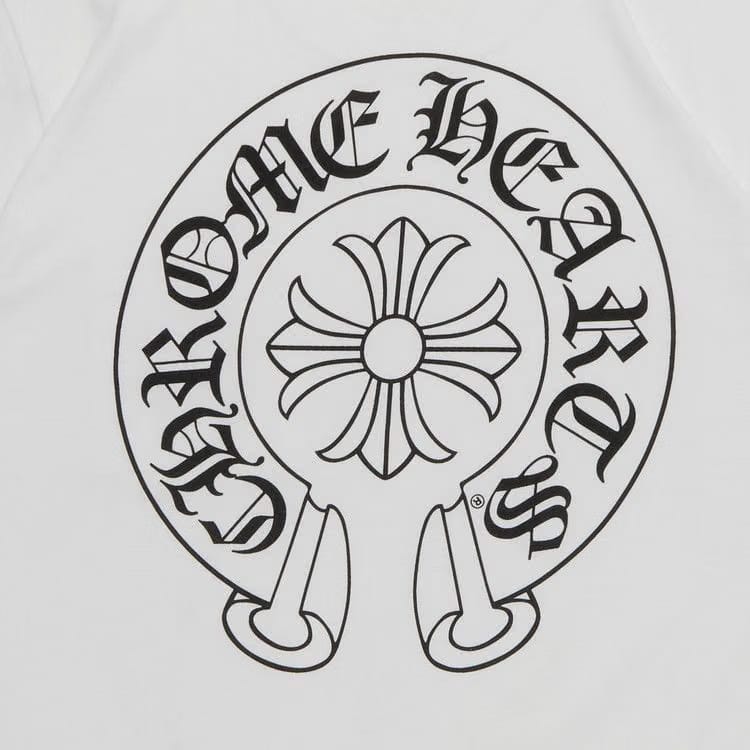 Chrome Hearts Horseshoe Logo Pocket T-Shirt White