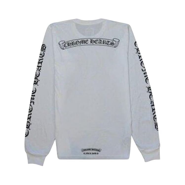Chrome Hearts Long-Sleeve Logo T-Shirt White