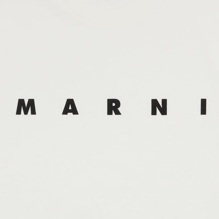 Marni Kids Jersey T-Shirt White