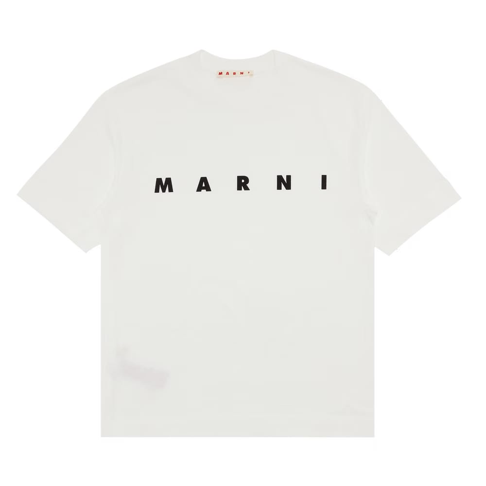 Marni Kids Jersey T-Shirt White