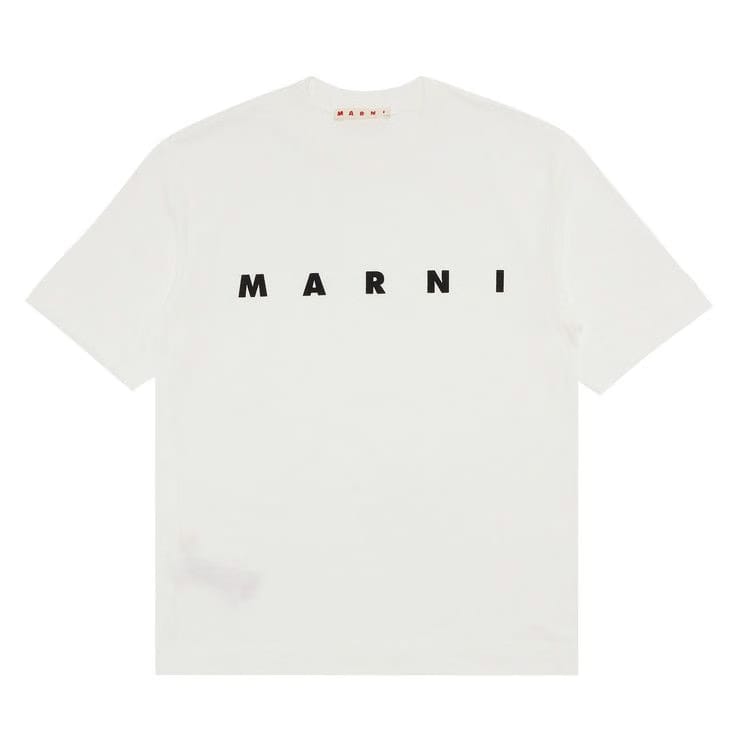 Marni Kids Jersey T-Shirt White