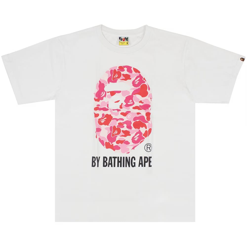 Bape Color Camo T-Shirt White/Pink