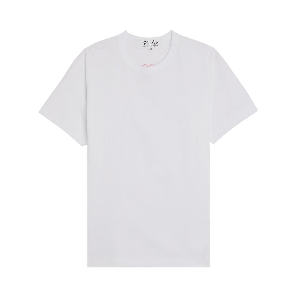 Comme des Garçons PLAY Heart Back Emblem T-Shirt White