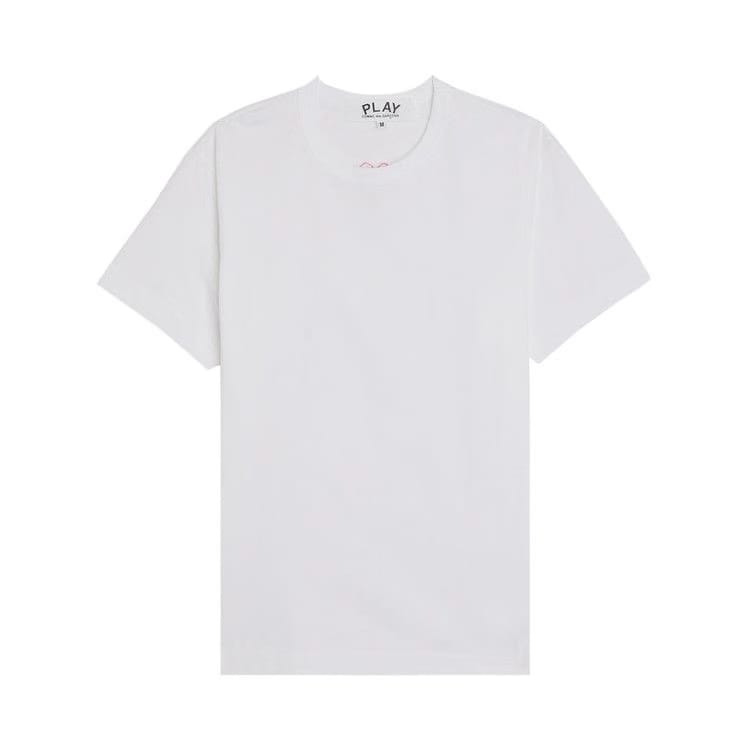 Comme des Garçons PLAY Heart Back Emblem T-Shirt White