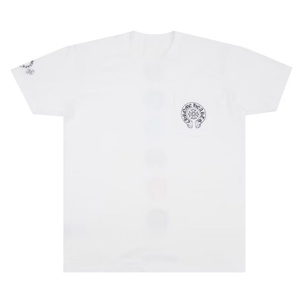 Chrome Hearts Multicolor Horseshoe T-Shirt White