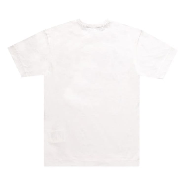 Comme des Garçons PLAY Inverted Text Logo T-Shirt White