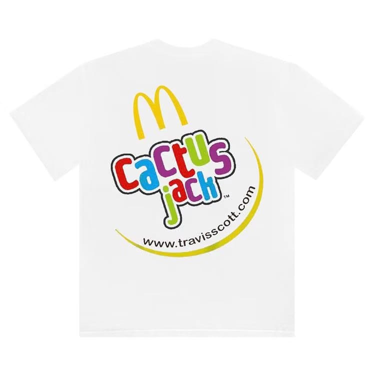 Cactus Jack by Travis Scott x McDonald's Smile T-Shirt White